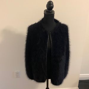 Faux Angora Prada Cape